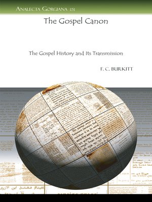 cover image of The Gospel Canon